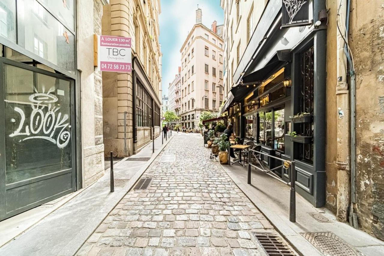 The Pizay Duplex Cozy 2 People - Metro Hotel De Ville Lyon Buitenkant foto